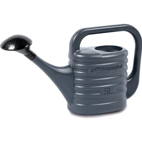 Arrosoir De Jardin 5L - Anthracite - Plastique Robuste - Bec Long - Arrosage Précis - Extérieur