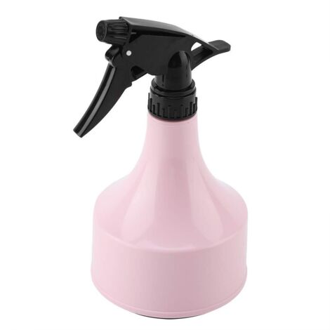 Arrosoir de jardin, arrosoir design hydraulique, bouteille pressée à la main, 0,6 litres Vivero, facile à utiliser pour les plantes en pot de fleurs en plein air, plantes d'intérieur (rose)