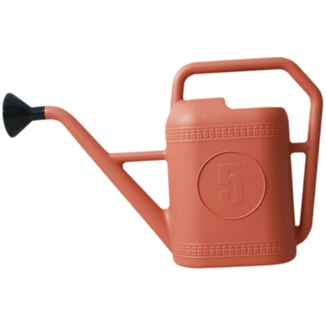 Arrosoir de jardin avec poigne de transport 5 litres rouge
