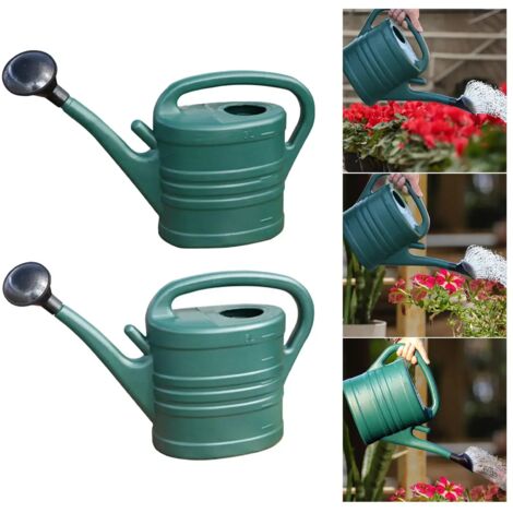 Arrosoir de jardin avec poignée (3 L, 43 x 19 x 24 cm) pour l'arrosage des plantes de cour, de jardin et d'intérieur.