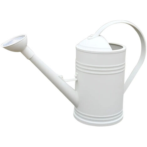 Arrosoir de jardin avec tte de pulvrisation amovible blanc