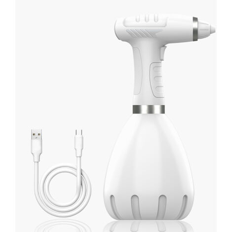 Arrosoir Électrique 1L 2 Modes Automatique pour Plantes - Vaporisateur Maison Jardin Blanc