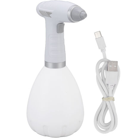 Arrosoir Électrique 2000ml avec Modes Double et Vaporisation Automatique Réglable - Blanc