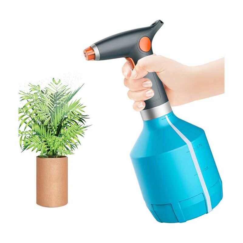 Arrosoir électrique, Flacon Pulvérisateur électrique pour Plantes d'intérieur/d'extérieur, d'arrosage Automatique des Plantes, 1000ML (Bleu