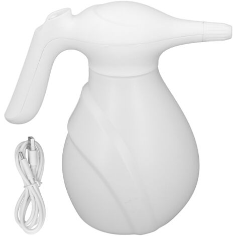 Arrosoir Électrique Léger avec Pulvérisation Automatique Uniforme et LED pour Plantes, Blanc