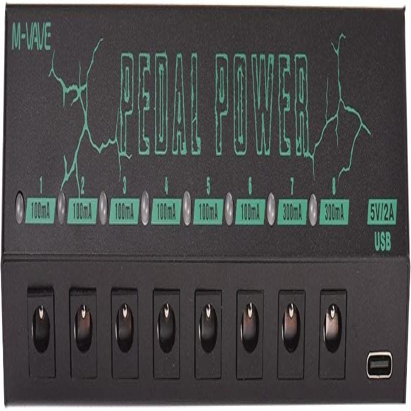 LIFCAUSAL Alimentation pour Pédales Guitare - 8 Sorties DC Isolées, Effets Puissance Professionnelle