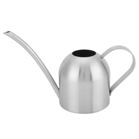 Arrosoir en Acier Inoxydable 500ml pour Intérieur et Extérieur, Pot d'Arrosage Long Bec pour Plantes et Fleurs de Jardin