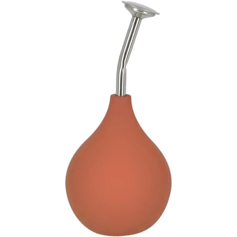 Arrosoir en acier inoxydable - Alternative pour les petites plantes - Boutures de fleurs et semis - Terracotta/rouge