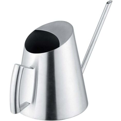 Arrosoir en Acier Inoxydable Moderne Style 1500ML Longue Bouche Pot D'arrosage pour Le Bureau À La Maison Plantes Intérieur Fleurs Jardin en Plein Air