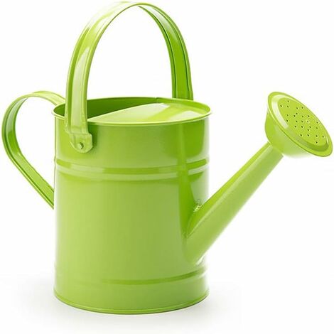 Arrosoir en fer - 1,5 l - Multicolore - En métal - Pour le jardinage, le jardinage - Avec joint torique - Petit arrosoir pour plantes - Outil de douche pour jardin en extérieur