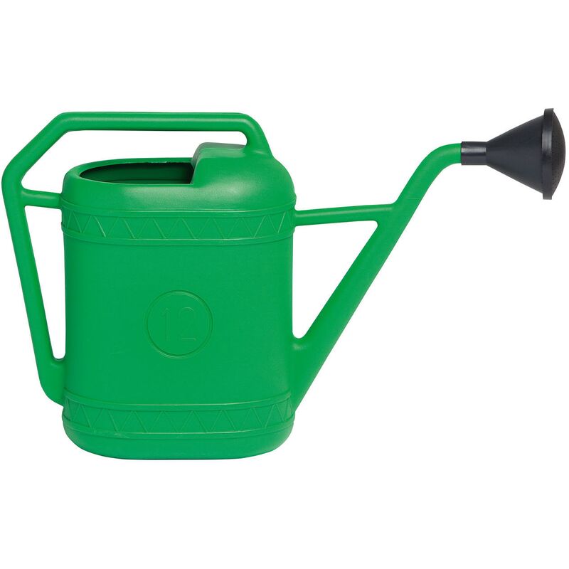 Nuova Plastica Adriatica Srl - Arrosoir en plastique vert antichoc 6 litres avec douchette pour arroser le jardin et les plantes