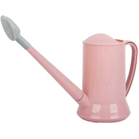 Arrosoir en plastique PCS, petit arrosoir/bouilloire pour plantes d'intérieur et d'extérieur, 2000 ml (rose)