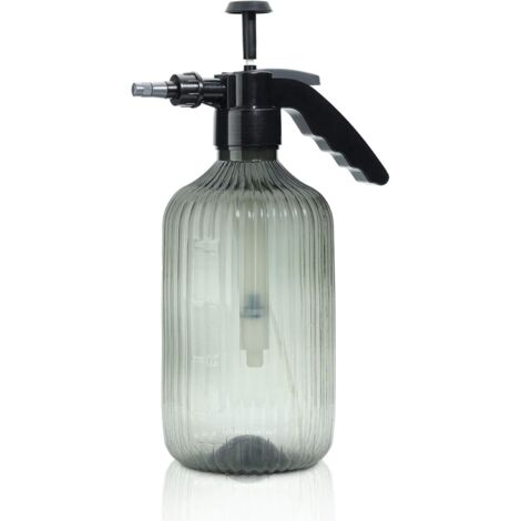 Arrosoir Epais en Acier Inoxydable Brossé 2L Long Bec Pot d’Arrosage Mini pour Bonsaï Fleurs Plantes (Gris)