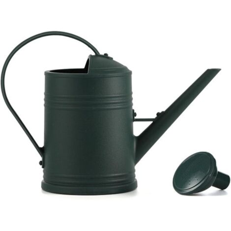 Arrosoir Jardin 2L - Plastique Vert Foncé - Douchette Amovible - Intérieur Extérieur - 33x14x23cm