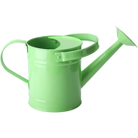 Arrosoir Métallique Artisanal Capacité 1.5L Bec Long en Fer Antidérapant pour Jardin Terrasse Plantes Décoration Intérieure
