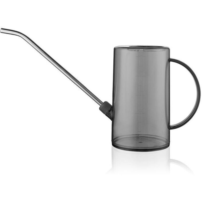 Arrosoir noir, arrosoirs à long bec de 1 L, utilisé pour les plantes succulentes d'intérieur, les plantes en pot de fleurs de jardin - gris marbre
