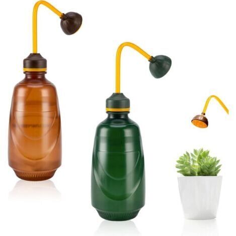 Arrosoir Plante Intérieur 2Pcs, Arrosoir Bonsai 450ml, Petit Arrosoir Doux Idéal pour Les Bonsaïs, Les Plantes Délicates et