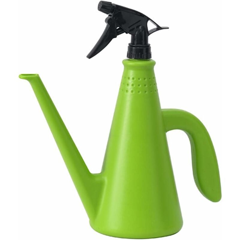Fei Yu - Arrosoir portable 2 en 1 brume fine et bec verseur pour la maison, le jardinage et le nettoyage(Vert)
