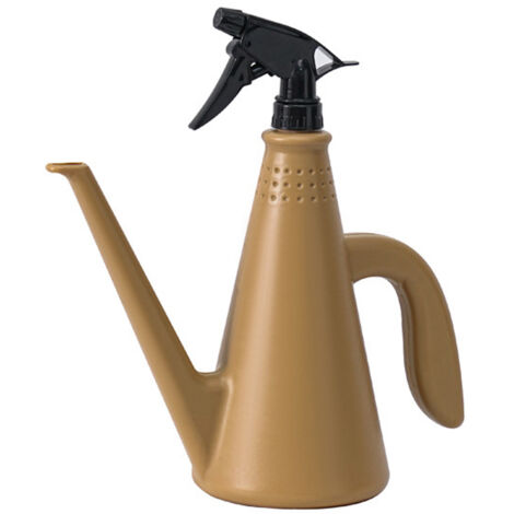 Arrosoir PP 1 L Green Coffee avec bec fin pour plantes d'intérieur et décoration vintage