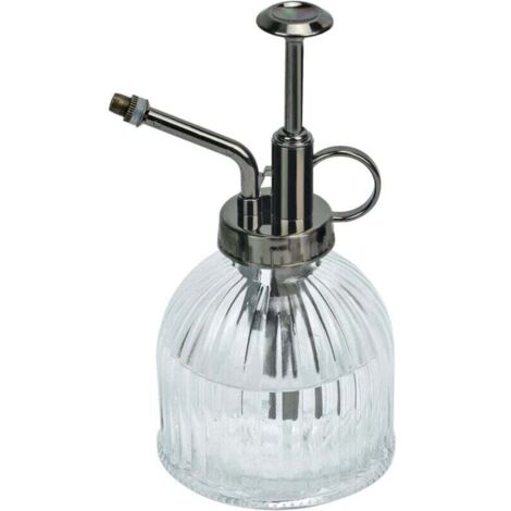 Arrosoir rétro Ulisem, arrosoir en verre de 200 ml pour plantes, arrosoir en verre pour pots et terrariums d'intérieur, pour fleurs de jardin d'intérieur et d'extérieur, plantes d'intérieur, incolore