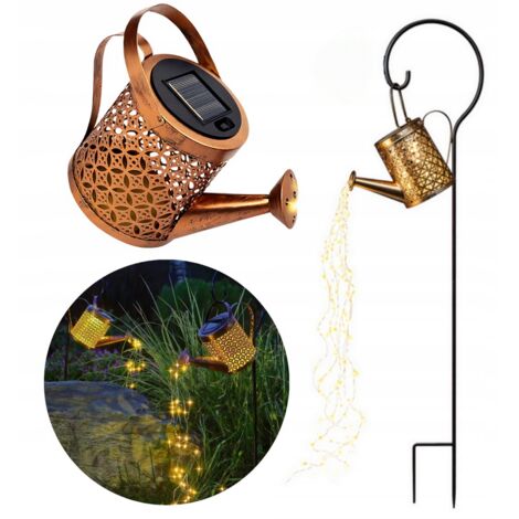 Arrosoir solaire à LED pour jardin, décoratif et ornemental