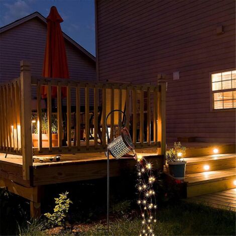 Arrosoir solaire, lampe décorative de jardin ---