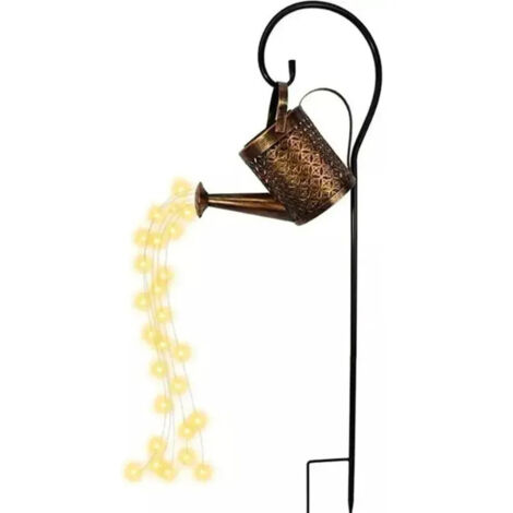 Arrosoir solaire LED lampe dcorative de jardin fil lectrique