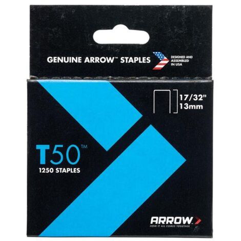 Arrow A50CT24 T50 Staples Ceiltile 13mm (Box 1250) ARRT50CTS