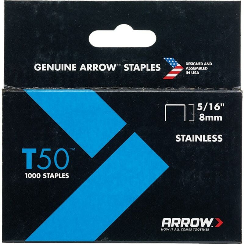 Arrow - Fastening 505SS/T50 5/16 - 8MM Staples