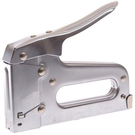 ARROW T50P Heavy-Duty Tacker Gun AT50 (Chrome, All-Steel, Double-Leverage)