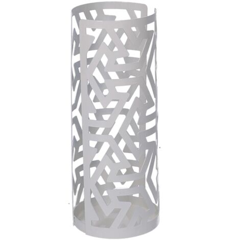 Arrows portavasos redondo de metal blanco cm ø8h20