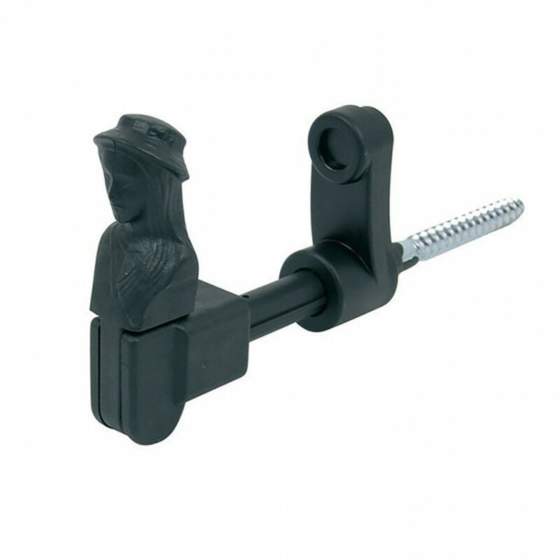 Arrêt de volet bergère composite à visser noir AFBAT - Long (mm): 160 - Réglage mm: 22 à 65