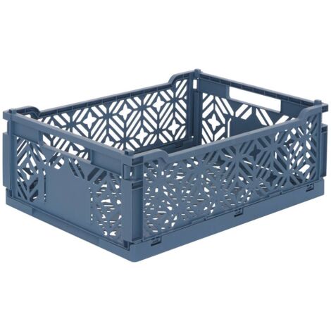 Arry caja plegable 40x30cm azul - Atmosphera créateur d'intérieur