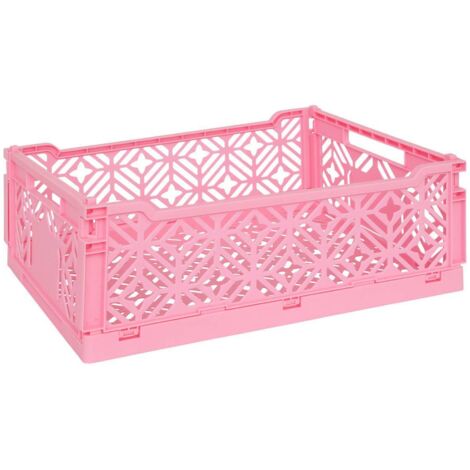 Arry caja plegable rosa 40x30x15cm - Atmosphera créateur d'intérieur