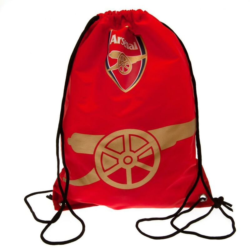 Crest Drawstring Bag (One Size) (Red/Gold) - Red/Gold - Arsenal Fc