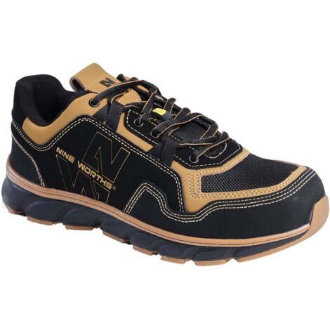 ARSENE CHAUSSURES BASSES DE SÉCURITÉ 7059 Noir , Camel 43
