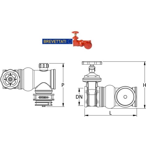 ART. 205/D Gruppo attacco per autopompa di mandata UNI 10779 ALL IN ONE 2961CV.205