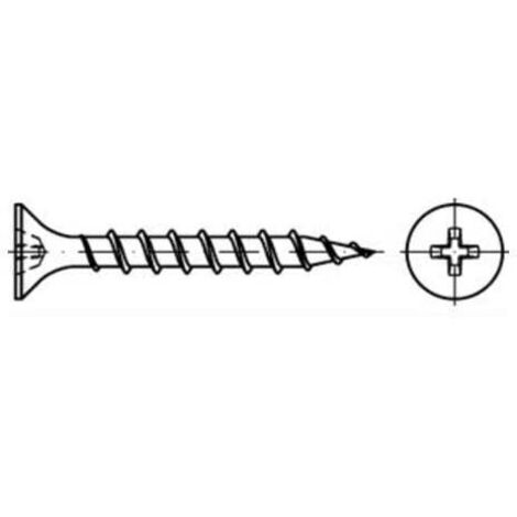 ART 89150 Schnellbauschraube Stahl 5,5 x 38 -H phosphatiert FS 500 Stk