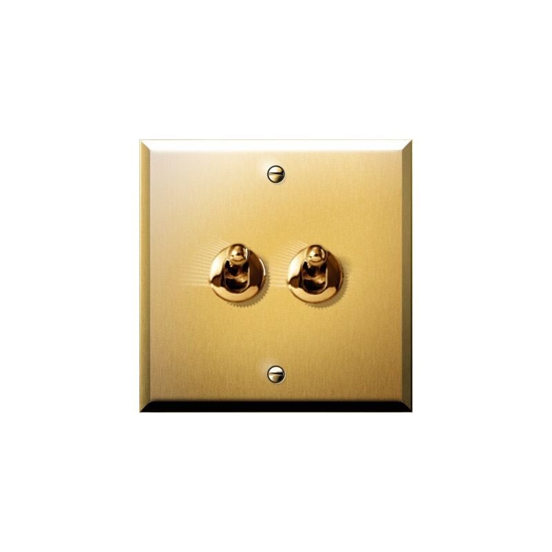 Arnould - Double va-et-vient 10A - or brossé Art d' 67202