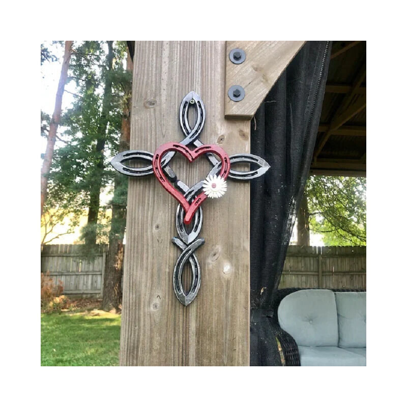 Art Deco a parete incrociata, croce a ferro di