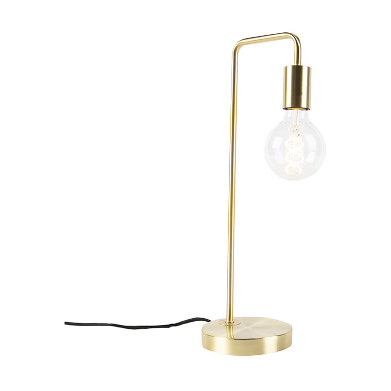 Art Deco table lamp brass - Facil