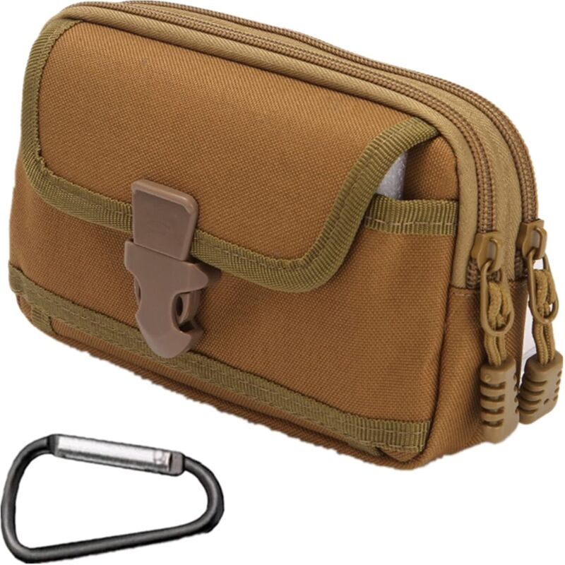 Sac tactique militaire sac banane pratique (kaki)