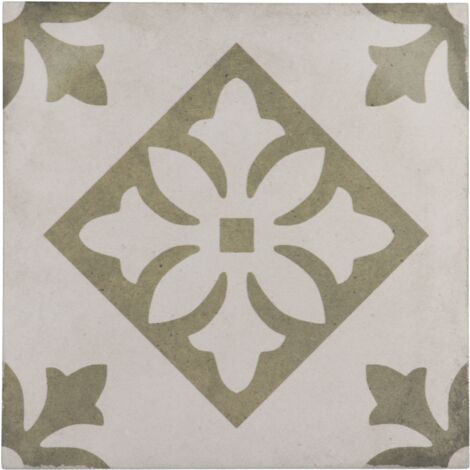 Art Nouveau Padua Cypress Green 20X20cm.