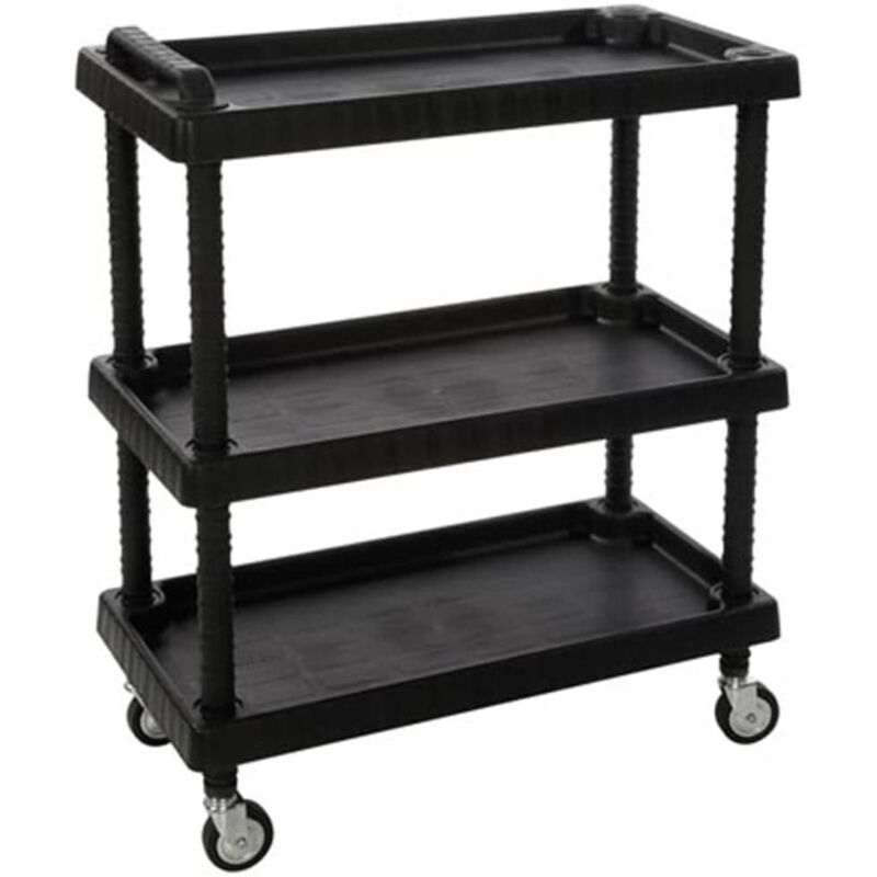 Carrellino Portapezzi Con Ruote In Polipropilene 75 X 37,5 X H92 Cm