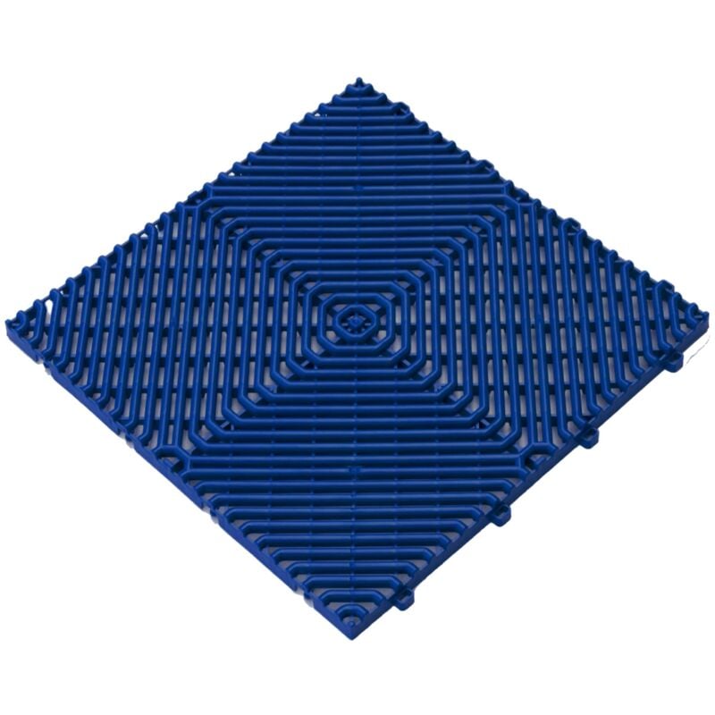Revêtement de sol extérieur 38,5x38,5 cm. Surface 0,15 m² par feuille Collection rombo - Bleu - Bleu
