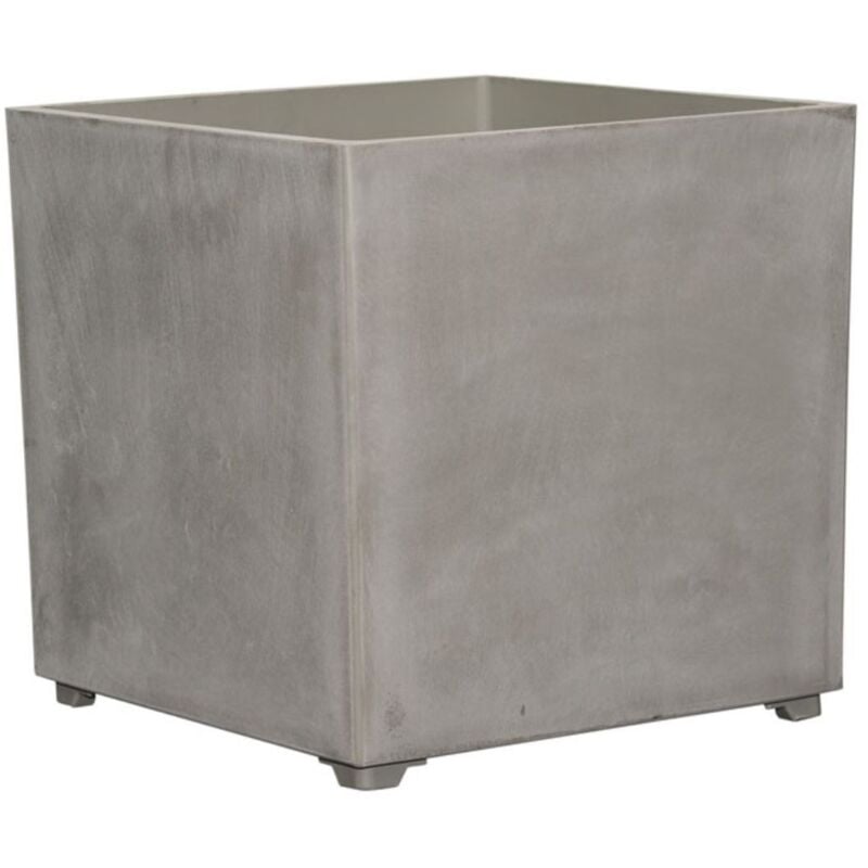 Pot de Fleur Carré Gris 50L 40x40cm - Jardinière Extérieure Balcon Terrasse Jardin Artplast