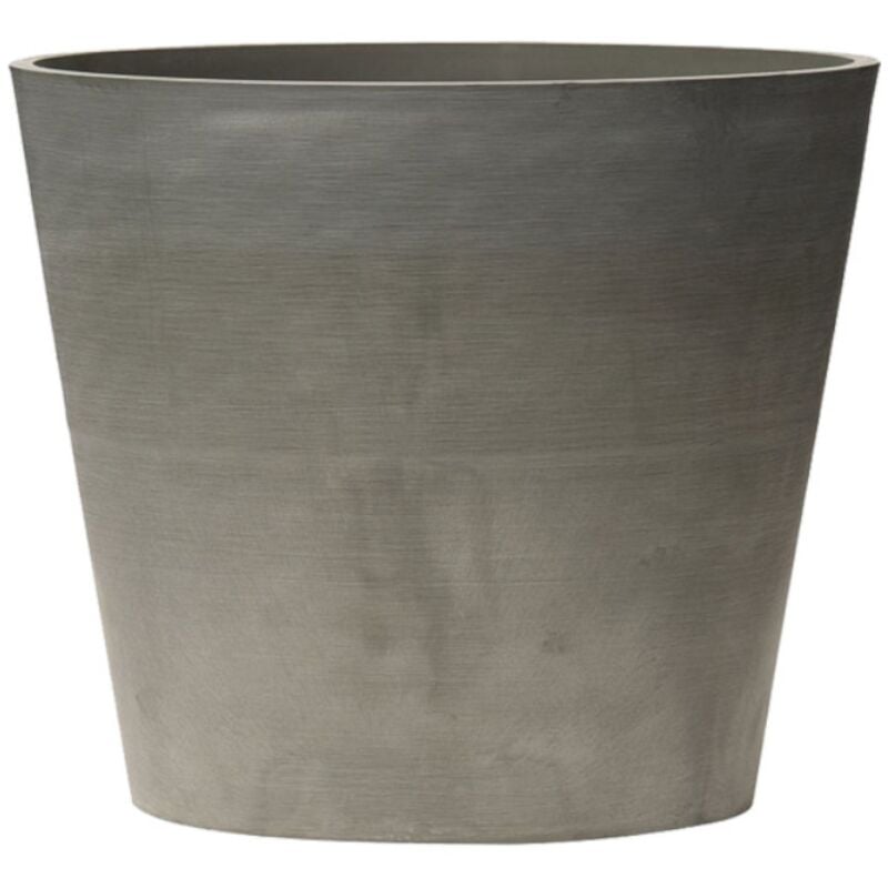 Pot de Fleur Gris 70L Ø50cm H47cm - Jardinière Extérieure Balcon Terrasse Jardin Artplast