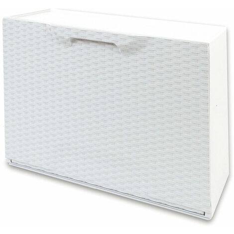 EASYCOMFORT Mobile Scarpiera Modulare Salvaspazio, 18 Cubi 28x36x21 cm in  Plastica PP, Bianco