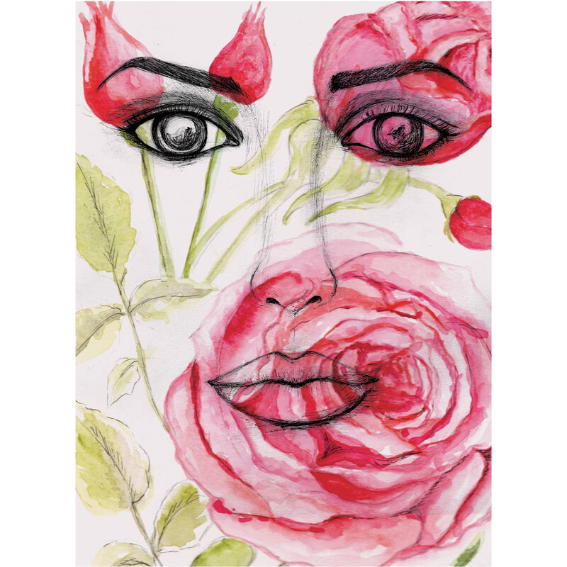 

ART - Póster Artístico Firmado – Rosa - 21x30 cm