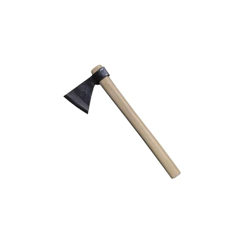 Hache large Rinaldi type Lavagna Art.305 N.00 400 gr en acier forge' avec manche de hache